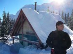 Outside Cabin View The cabin is located in the Lizard Range near Fernie BC