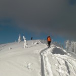 Touring above whitewater