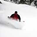 powder skiing