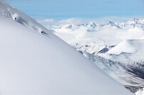 Powder Canada Back country skiing