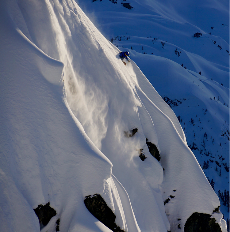 Wayne flann steep skiing