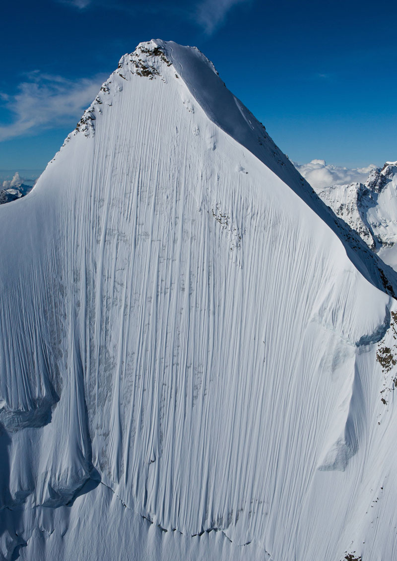 Extreme skier Jérémie Heitz tackles death-defying Alpine bucket