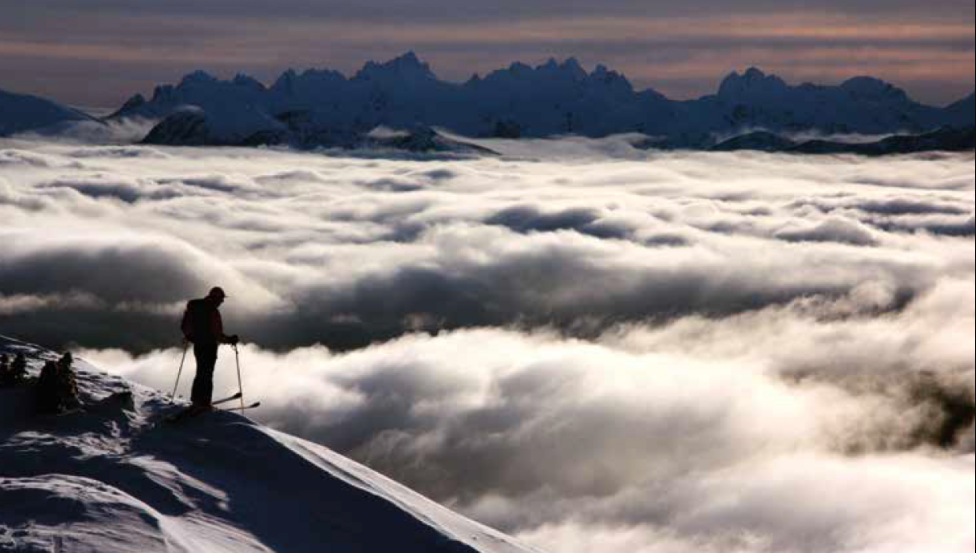 Mt cain skier