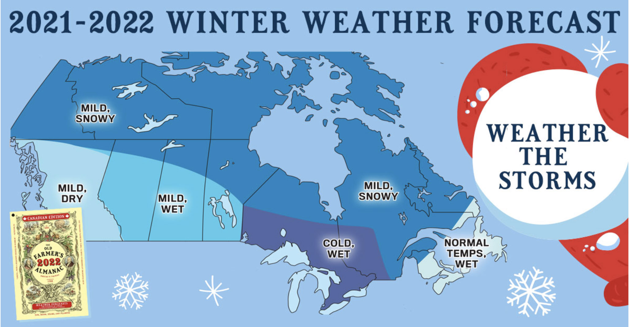 2021-2022 winter weather forecast: Here's what Canadians can