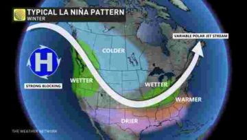 La Niña looks to continue into this winter
