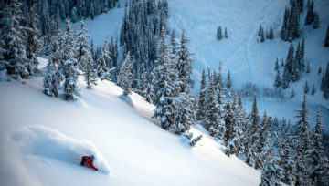 Powder turns in the Last Frontier of Canada