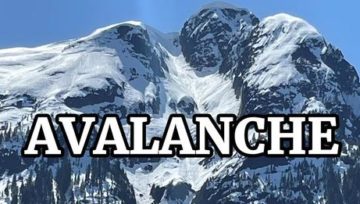 Mount Nahmint Avalanche captured by Drone