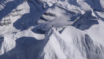 Christina Lustenberger is the First Woman to Ski Mount Robson